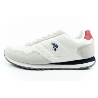 2. U.S Polo Assn buty sportowe sneakersy męskie modne wygodne białe