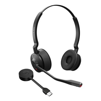 Jabra Engage 55 SE Zestaw słuchawkowy Bezprzewodowy Opaska na głowę Biuro/centrum telefoniczne Czarny