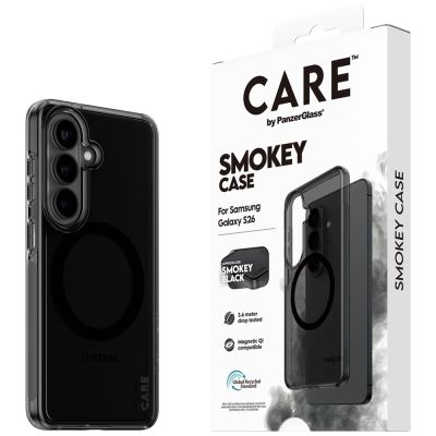 5. Etui CARE by PanzerGlass Urban Explorer Smokey w. Black Qi na Samsung Galaxy S26 - czarne