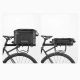 2. Torba rowerowa Rockbros A30 ROAD TO SKY składana na bagażnik 15-30 l - czarna
