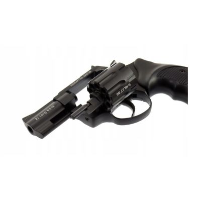 7. Rewolwer hukowy alarmowo sygnałowy ZORAKI R1-K6L BAS lufa 2,5" kal. .22 Long Blank czarny (R1256BMP-BAS)