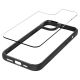 3. Etui Spigen Crystal Hybrid na iPhone 15 Plus - przezroczysto-czarne
