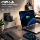 3. QOLTEC ŁADOWARKA SIECIOWA GAN 65W | USB-C PD PPS | 5-21V | 3-3.25A
