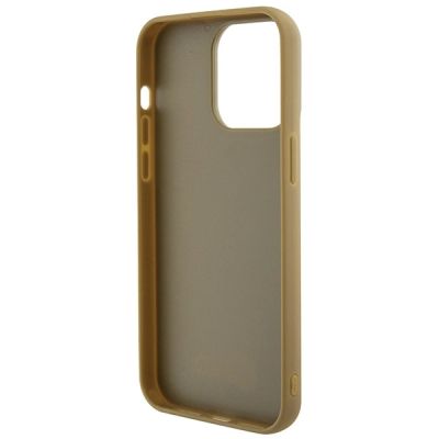 7. Etui Guess Disco Metal Script na iPhone 15 Pro Max - złote