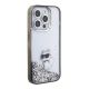 4. Etui Karl Lagerfeld Liquid Glitter Choupette do iPhone 15 Pro Max - przezroczyste