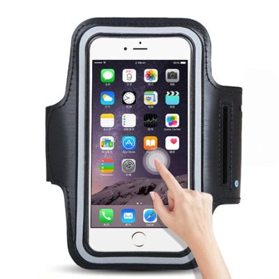 3. Armband do biegania opaska na ramię na telefon smartfon 6 cali czarny