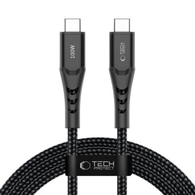 Kabel Tech-Protect Ultraboost UB11T USB-C / USB-C PD 100W / QC3.0 200 cm - czarny