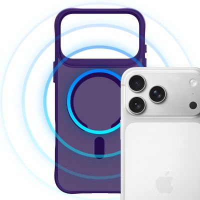37. Etui 3mk Smoke MagCase na iPhone 17 Pro Max - fioletowe-półprzezroczyste