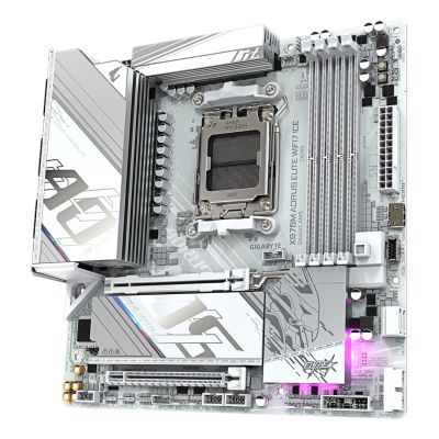 3. Gigabyte X870M AORUS ELITE WIFI7 ICE      (X870,AM5,ATX,DD