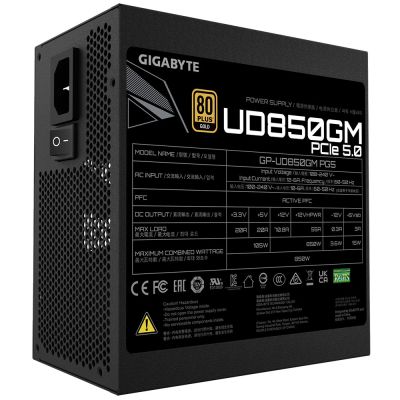 5. Zasilacz Gigabyte UD850GM PG5 850W 80+ Gold