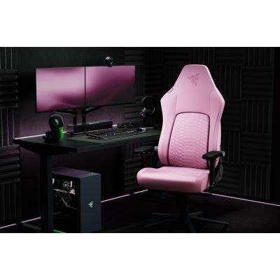 2. Razer Iskur V2 NewGen Fotel gamingowy Obite siedzisko Różowy