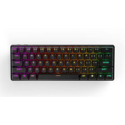 2. Klawiatura gamingowa SteelSeries Apex Pro Mini klawiatura do gier Światło LED RGB US Wireless OmniPoint Regulowany przełącznik mechaniczny Bluetooth Połączenie bezprzewodowe