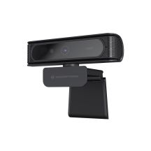 CONCEPTRONIC Kamera internetowa USB-A2.0 80° 1080P/30Hz FullHD + Mikrofon czarno-biały
