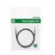5. Ugreen kabel audio AUX wtyczka prosta minijack 3,5 mm 1m niebieski (AV112)