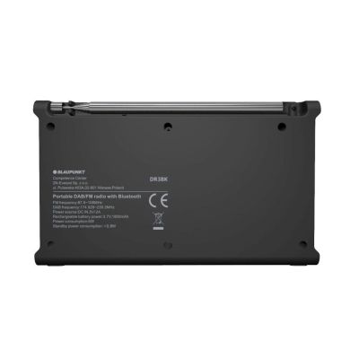 2. Radio przenośne BLAUPUNKT DAB DR3BK, czarny