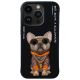 Etui Nimmy Glasses Cool Dog do iPhone 15 Pro - czarne