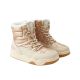 3. Lee Cooper buty zimowe damskie metaliczne ocieplane botki na zamek