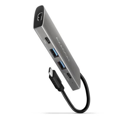 10. Axagon HMC-5G2 stacja dokująca USB 3.2 Gen 2 (3.1 Gen 2) Type-C Szary