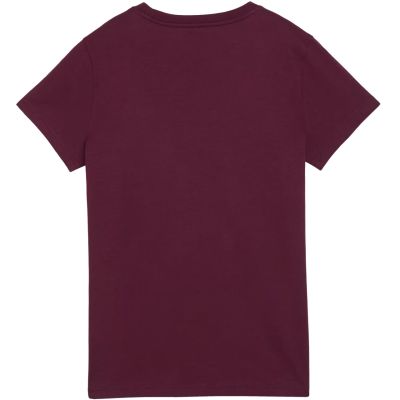 3. Koszulka damska Puma ESS Small No.1 Logo Tee(s) burgundowa 682373 24