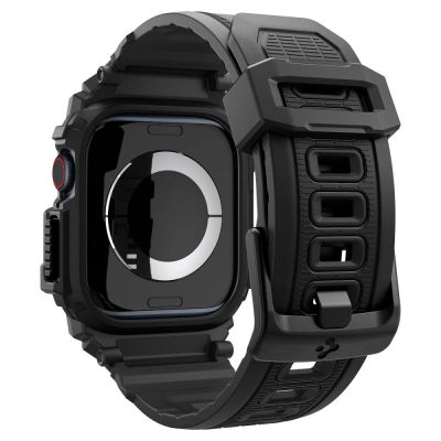 2. Etui z paskiem Spigen Rugged Armor Pro na Apple Watch 10 (42 mm) - czarne
