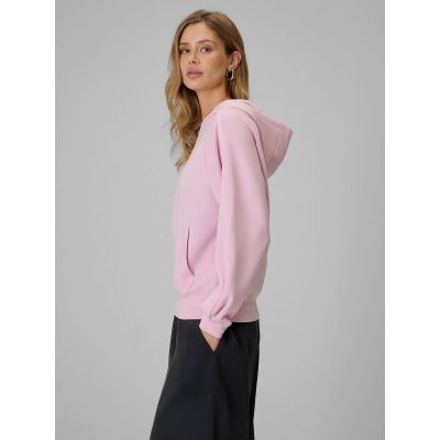 4. Bluza dresowa regular z kapturem damska 4F 4FRSS26TSWSF2990-56S