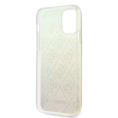 7. Etui Guess 4G 3D Pattern Collection na iPhone 12 / iPhone 12 Pro - opalizujące