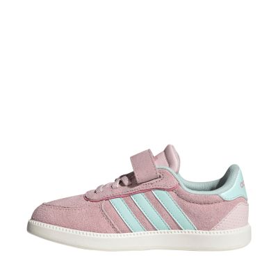 5. Buty dla dzieci adidas Breaknet Sleek różowo-miętowe JS0136