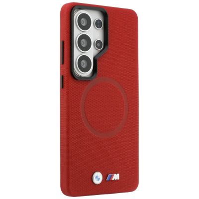 4. Etui BMW M Metal Logo MagSafe na Samsung Galaxy S26 Ultra - czerwone
