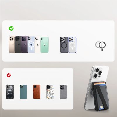 8. Portfel magnetyczny Joyroom JR-ZS432 kompatybilny z MagSafe - czarny