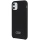 3. Etui Audi Silicone Case na iPhone 12 / iPhone 12 Pro - czarne