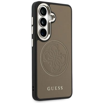 4. Etui Guess Perforated Logo MagSafe na Samsung Galaxy S26 - brązowe