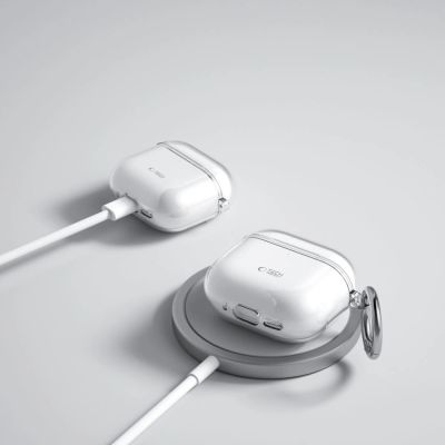 6. Etui Tech-Protect FLEXAir na Apple AirPods 4 - przezroczyste
