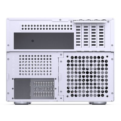 7. Jonsbo N4 WHITE zabezpieczenia & uchwyty komputerów Micro Tower Biały