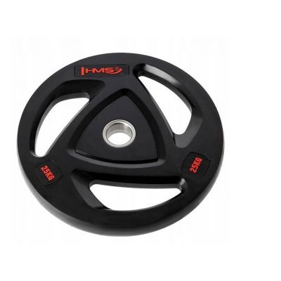 2. Talerz olimpijski ogumowany 25 kg HMS TOX25