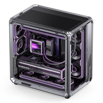 31. Jonsbo X400 Pro PC-Gehäuse, Midi-Tower, ATX, Tempered Glass - grau