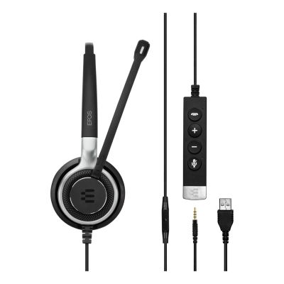 13. Zestaw słuchawkowy Sennheiser EPOS Impact SC 660 ANC USB Stereo On-Ear
