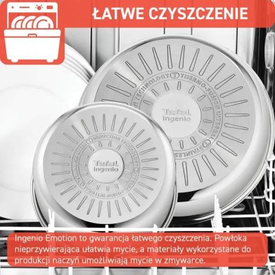 10. Zestaw garnków TEFAL Ingenio Emotion L897S574 5 ele