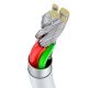 8. Baseus Superior kabel USB - USB Typ C 66 W 6A 1 m Biały (CATYS-02)