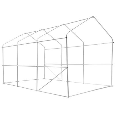 47. SZKLARNIA TUNEL OGRODOWY 200x350x200CM PE KONSTRUKCJA STAL ZIELONA