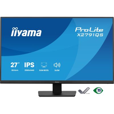 23. iiyama ProLite X2791QS-B1 monitor komputerowy 68,6 cm (27") 2560 x 1440 px Quad HD LED Czarny