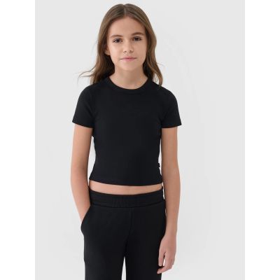 2. Dziewczęcy top basic t-shirt 4F 4FJWSS25TTSHF1852-20S