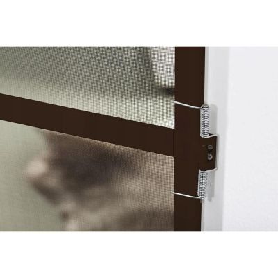18. MOSKITIERA DRZWI ALU 100X215 BRĄZ BASIC PLUS
