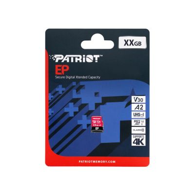 3. Patriot EP Pro A2 Micro SDXC 256GB 90/80 MB/s V30 U3 Class10