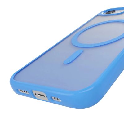 4. Etui silikonowe Puro Gradient MagSafe do iPhone 16e/17e - niebieskie