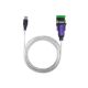 4. Equip 133387 kabel równoległy Szary 1,5 m USB Typu-A DB-9
