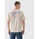 2. T-shirt oversize z nadrukiem męski 4F 4FRSS24TTSHM2535-83S