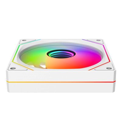 5. RAMPAGE WENTYLATOR DO OBUDOWY 120MM 1800RPM INFINITE LOOP ARGB WHITE PWM