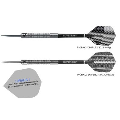 3. Rzutki Harrows Supergrip 90% Steeltip HS-TNK-000013233