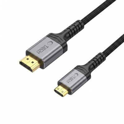 3. Kabel Tech-Protect UltraBoost Mini HDMI to HDMI 2.1 8K 60HZ 200 cm - czarny