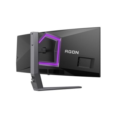 32. AOC AGON PRO AG346UCD monitor komputerowy 86,4 cm (34") 3440 x 1440 px Wide Quad HD QD-OLED Czarny, Szary